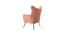 dawson accent chair (Pink) by Urban Ladder - - 
