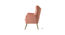 dawson accent chair (Pink) by Urban Ladder - - 