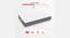 Orthopedic Satin Blend Memory Foam King Size Mattress with 8_inches thickness80 X 70 (White, King Mattress Type, 8 in Mattress Thickness (in Inches), 78 x 78 in Mattress Size) by Urban Ladder - - 