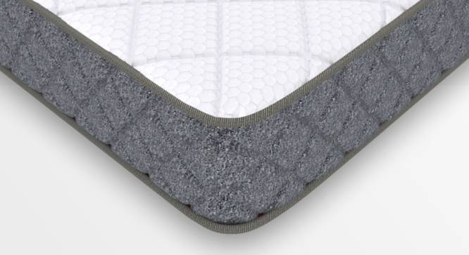 Orthopedic Satin Blend Memory Foam King Size Mattress with 4_inches thickness72 X 72 (White, King Mattress Type, 4 in Mattress Thickness (in Inches), 72 x 72 in Mattress Size) by Urban Ladder - - 