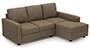 Apollo Sofa Set (Dune, Fabric Sofa Material, Compact Sofa Size, Soft Cushion Type, Sectional Sofa Type, Sectional Master Sofa Component, Regular Back Type, Regular Back Height) by Urban Ladder - - 97562