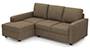 Apollo Sofa Set (Dune, Fabric Sofa Material, Compact Sofa Size, Soft Cushion Type, Sectional Sofa Type, Sectional Master Sofa Component, Regular Back Type, Regular Back Height) by Urban Ladder - - 97564