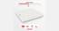 Orthopedic Jacquard Latex Faom Queen Size Mattress with 4_inches thickness72 X 66 (White, Queen Mattress Type, 4 in Mattress Thickness (in Inches), 72 x 66 in Mattress Size) by Urban Ladder - - 