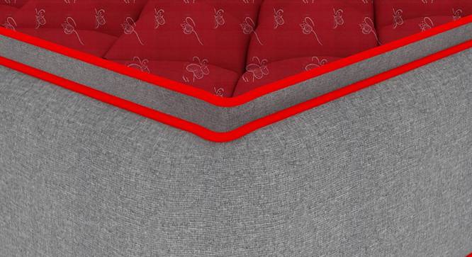 Orthopedic Quilted Knitted Bonnell Spring King Size Mattress with 10_inches thickness 80 X 70 (Red, King Mattress Type, 10 in Mattress Thickness (in Inches), 78 x 78 in Mattress Size) by Urban Ladder - - 