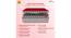 Orthopedic Quilted Knitted Bonnell Spring King Size Mattress with 10_inches thickness 80 X 72 (Red, King Mattress Type, 10 in Mattress Thickness (in Inches), 80 x 72 in Mattress Size) by Urban Ladder - - 