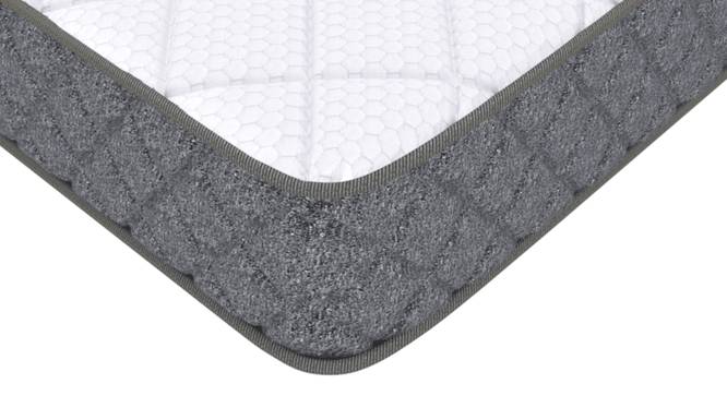 Orthopedic Quilted Knitted Bonnell Spring Single Size Mattress with 8_inches thickness 75 X 36 (Grey, Single Mattress Type, 75 x 36 in Mattress Size, 8 in Mattress Thickness (in Inches)) by Urban Ladder - - 