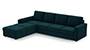 Apollo Sofa Set (Fabric Sofa Material, Compact Sofa Size, Malibu, Soft Cushion Type, Sectional Sofa Type, Sectional Master Sofa Component, Regular Back Type, Regular Back Height) by Urban Ladder - - 97857