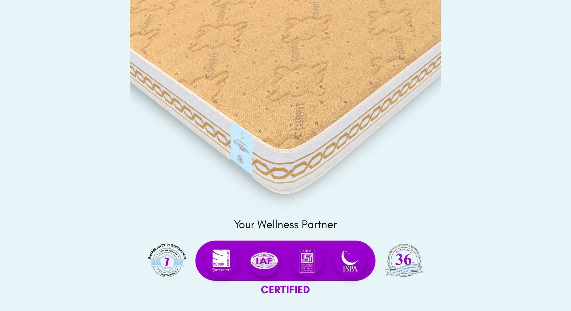 Super Contour ISP Tech High Tensile king Size Mattress Urban Ladder