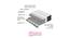 Orthopedic Quilted Knitted Bonnell Spring Single Size Mattress with 8_inches thickness72 X 36 (Red, Single Mattress Type, 8 in Mattress Thickness (in Inches), 72 x 36 in Mattress Size) by Urban Ladder - - 