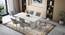 Nova Faux Marble 6 Seater Dining Table With Set Of 6 Megan Swivel Dining Chair (Beige, Faux White Marble Finish) by Urban Ladder - - 983618