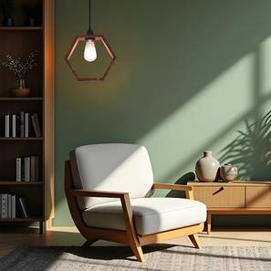symplify Hex Brown Solid Wood Single Hanging Light-picture-13