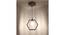 Hex Brown Solid Wood Single Hanging Light (Brown) by Urban Ladder - - 