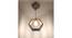 Hex Brown Solid Wood Single Hanging Light (Brown) by Urban Ladder - - 