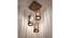 Hexa Brown Solid Wood Cluster Hanging  Light (Brown) by Urban Ladder - - 