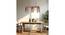 Symmetric Brown Solid Wood Cluster Hanging Light (Brown) by Urban Ladder - - 