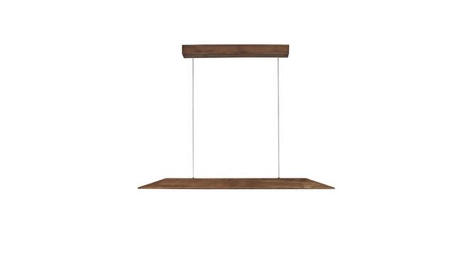 Venus 48 Brown Solid Wood Single Hanging Light (Brown) by Urban Ladder - - 