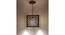 Oblique Beige Solid Wood Single Hanging Light (Beige) by Urban Ladder - - 