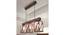 Symmetric Brown Solid Wood Cluster Hanging Light (Brown) by Urban Ladder - - 