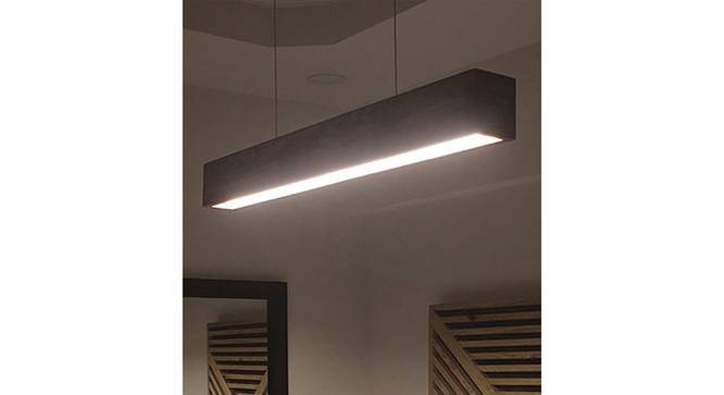 Clara 48 Brown Solid Wood Single Hanging Light (Brown) by Urban Ladder - - 