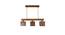 Lyon Brown Solid Wood Cluster Hanging Light (Brown) by Urban Ladder - - 
