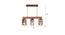 Symmetric Brown Solid Wood Cluster Hanging Light (Brown) by Urban Ladder - Dimension - 983760