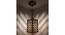 Oblique Brown Solid Wood Single Hanging Light (Brown) by Urban Ladder - - 