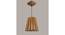 Soyuz Brown Solid Wood Single Hanging Light (Brown) by Urban Ladder - - 