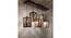 Oblique 5 Series Brown Solid Wood Cluster Hanging Light (Brown) by Urban Ladder - - 