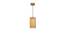 Elegant Beige Solid Wood Single Hanging Light (Beige) by Urban Ladder - - 