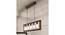 Abacus Brown Solid Wood Cluster Hanging Light (Brown) by Urban Ladder - - 