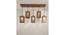 Oblique 5 Series Brown Solid Wood Cluster Hanging Light (Brown) by Urban Ladder - - 