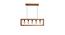 Abacus Brown Solid Wood Cluster Hanging Light (Brown) by Urban Ladder - - 