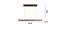 Brigitte 48 Brown Solid Wood Single Hanging Light (Brown) by Urban Ladder - Dimension - 983889