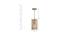 Elegant Beige Solid Wood Single Hanging Light (Beige) by Urban Ladder - Dimension - 983891