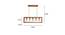 Abacus Brown Solid Wood Cluster Hanging Light (Brown) by Urban Ladder - Dimension - 983892