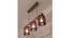 Ventus Brown Solid Wood Cluster Hanging Light (Brown) by Urban Ladder - - 