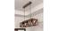 Symmetric Centrum Brown Solid Wood Cluster Hanging Light (Brown) by Urban Ladder - - 