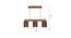Ventus Brown Solid Wood Cluster Hanging Light (Brown) by Urban Ladder - Dimension - 983958