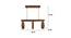 Hexagram 3 Series Brown Solid Wood Cluster Hanging Light (Brown) by Urban Ladder - Dimension - 983962