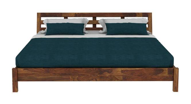 Barbados Non Storage Bed (Queen Bed Size, Brown Finish) by Urban Ladder - - 