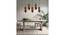 Cedar 5 Series Brown Solid Wood Cluster Hanging Light (Brown) by Urban Ladder - - 