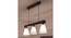 Terzo Brown Solid Wood Cluster Hanging Light (Brown) by Urban Ladder - - 