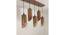 Cedar 5 Series Brown Solid Wood Cluster Hanging Light (Brown) by Urban Ladder - - 