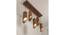 Cedar 5 Series Brown Solid Wood Cluster Hanging Light (Brown) by Urban Ladder - - 