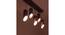 Cedar 5 Series Brown Solid Wood Cluster Hanging Light (Brown) by Urban Ladder - - 