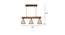 Terzo Brown Solid Wood Cluster Hanging Light (Brown) by Urban Ladder - Dimension - 984032