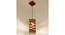 Wiggle Brown Solid Wood Single Hanging Light (Brown) by Urban Ladder - - 