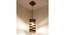 Wiggle Brown Solid Wood Single Hanging Light (Brown) by Urban Ladder - - 