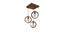 Halo Brown Solid Wood Cluster Hanging Light (Brown) by Urban Ladder - - 