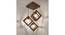 Rhombus Brown Solid Wood Cluster Hanging Light (Brown) by Urban Ladder - - 